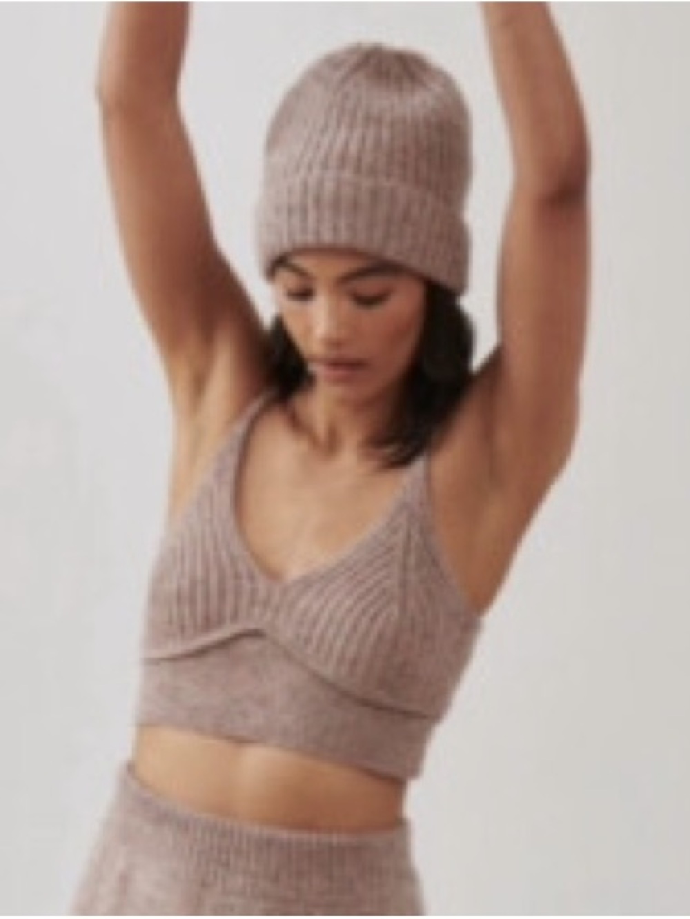 NWT The Bright Side Wool Knit Tank in Pearl Topanga Size Small